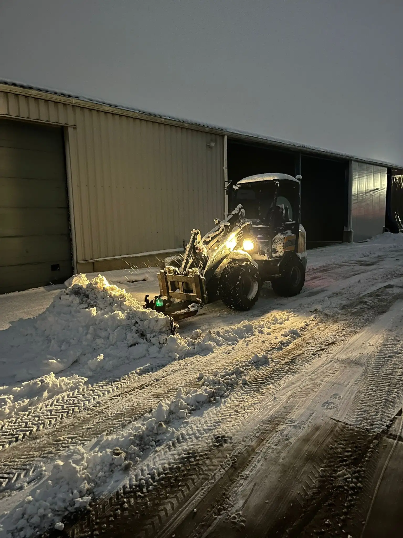 Sneeuwruimen en zoutstrooien