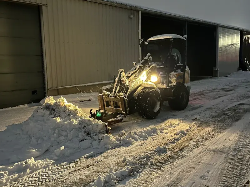 Sneeuwruimen en zoutstrooien